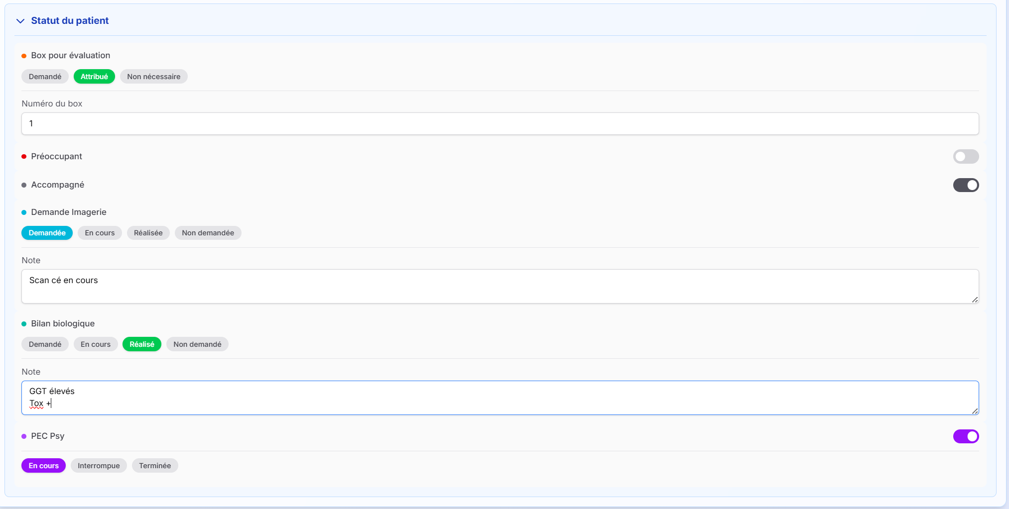 Examens et évaluations Osmose